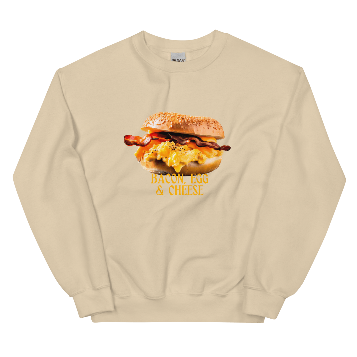 Bacon, Egg & Cheese Breakfast Sandwich Sweatshirt - Polychrome Goods 🍊