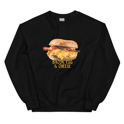 Bacon, Egg & Cheese Breakfast Sandwich Sweatshirt - Polychrome Goods 🍊