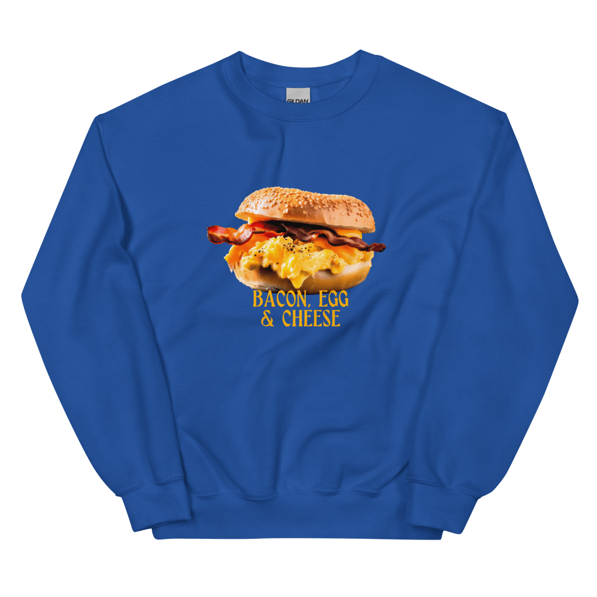 Bacon, Egg & Cheese Breakfast Sandwich Sweatshirt - Polychrome Goods 🍊