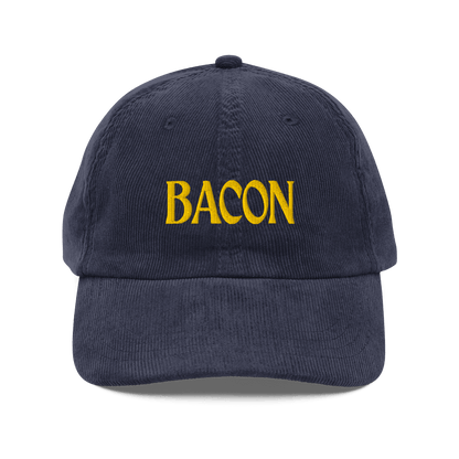 BACON Embroidered Corduroy Hat - Polychrome Goods 🍊