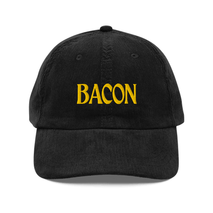 BACON Embroidered Corduroy Hat - Polychrome Goods 🍊