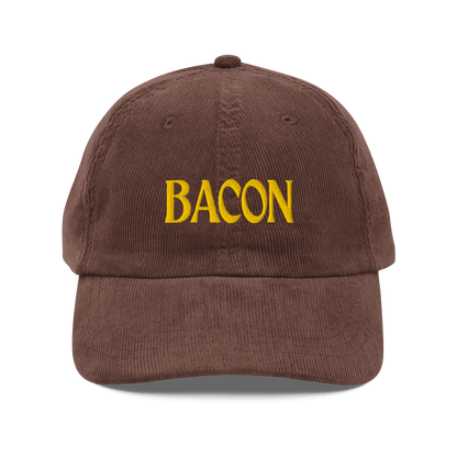 BACON Embroidered Corduroy Hat - Polychrome Goods 🍊