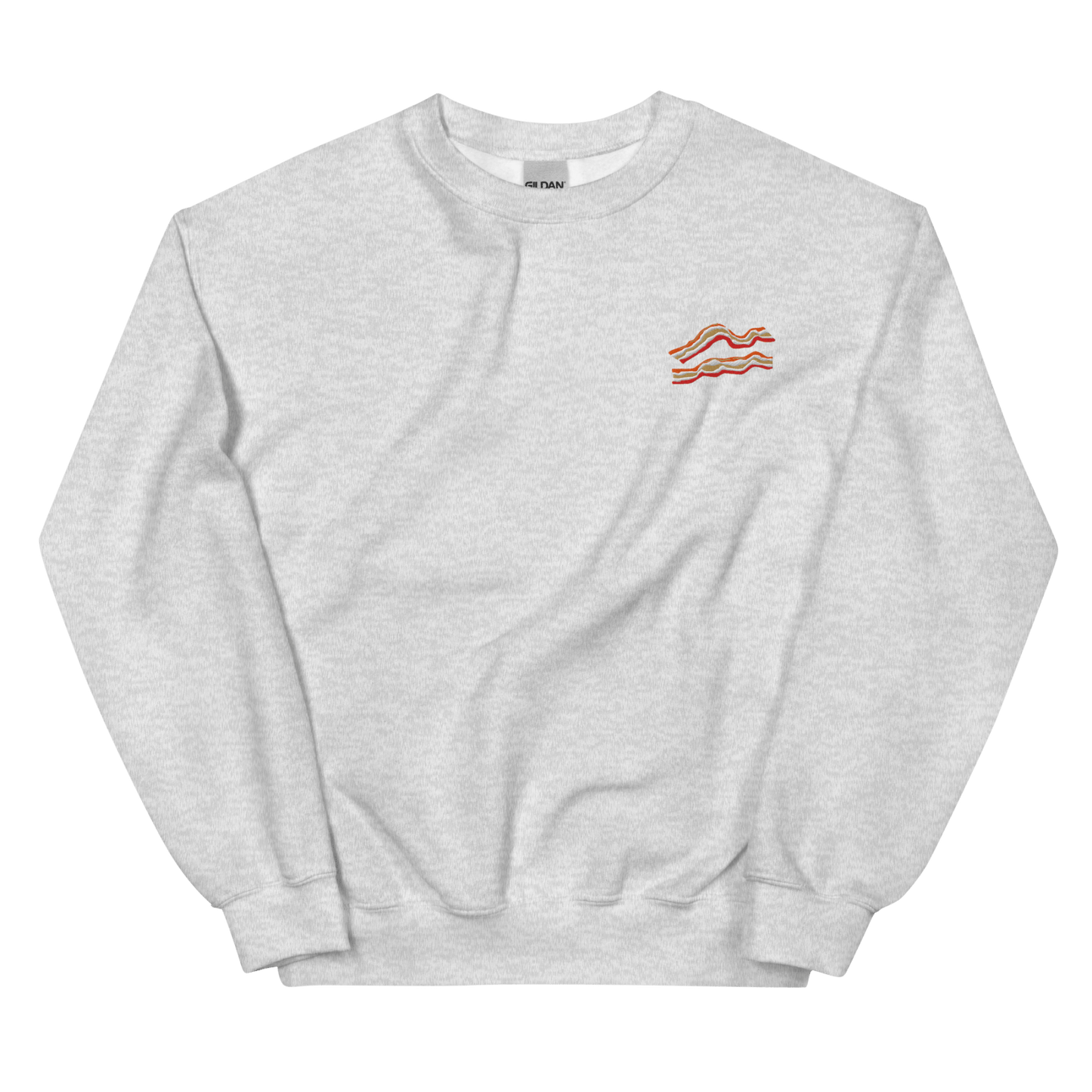 Bacon 🥓 Embroidered Sweatshirt - Polychrome Goods 🍊
