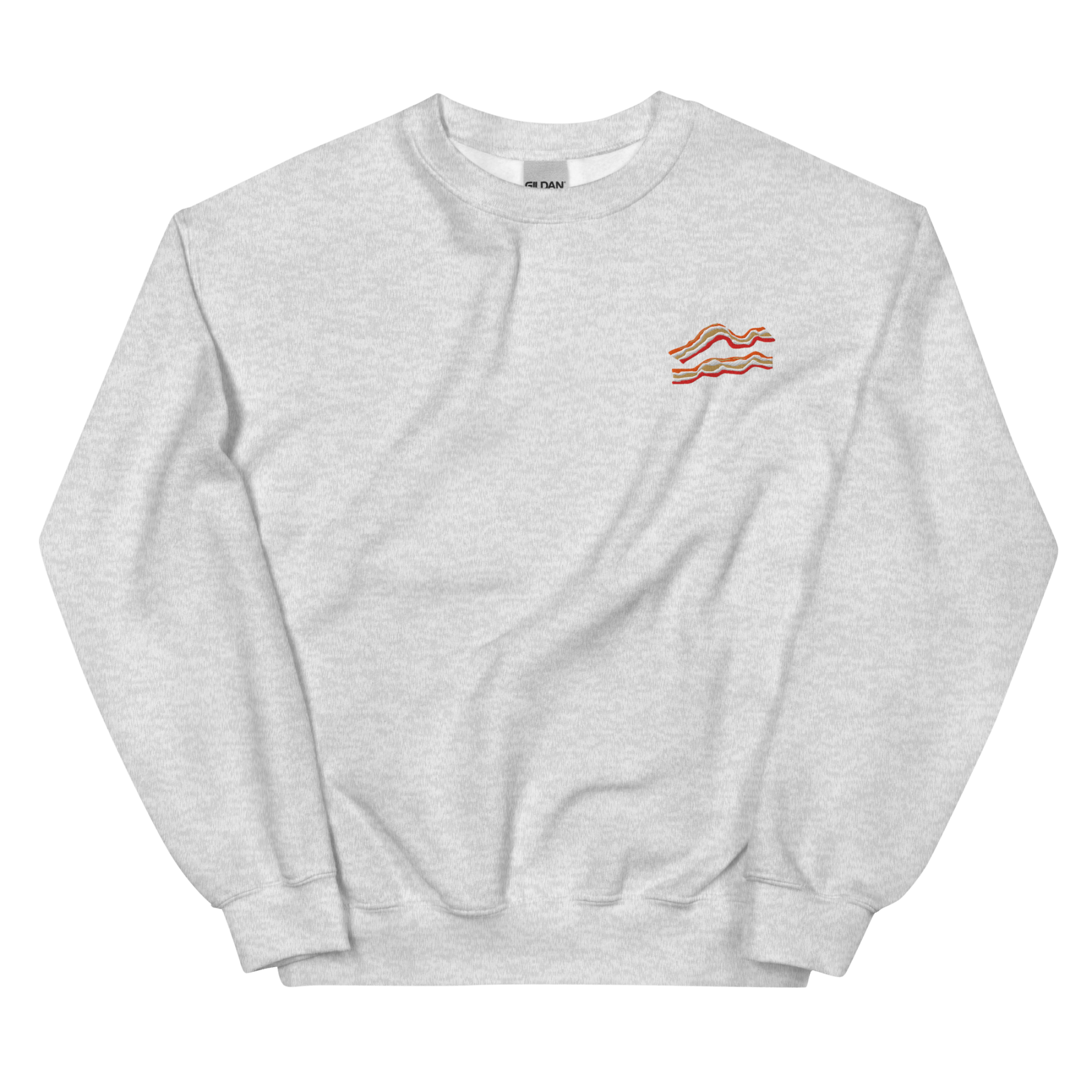 Bacon 🥓 Embroidered Sweatshirt - Polychrome Goods 🍊