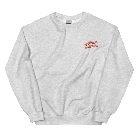 Bacon 🥓 Embroidered Sweatshirt - Polychrome Goods 🍊