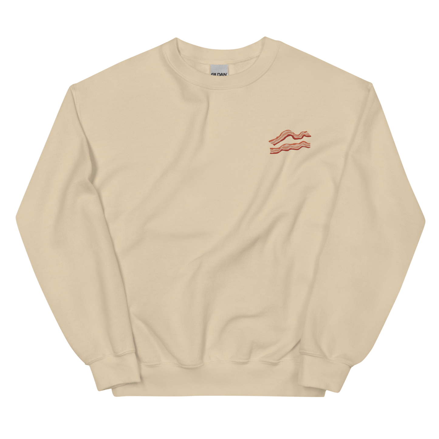Bacon 🥓 Embroidered Sweatshirt - Polychrome Goods 🍊