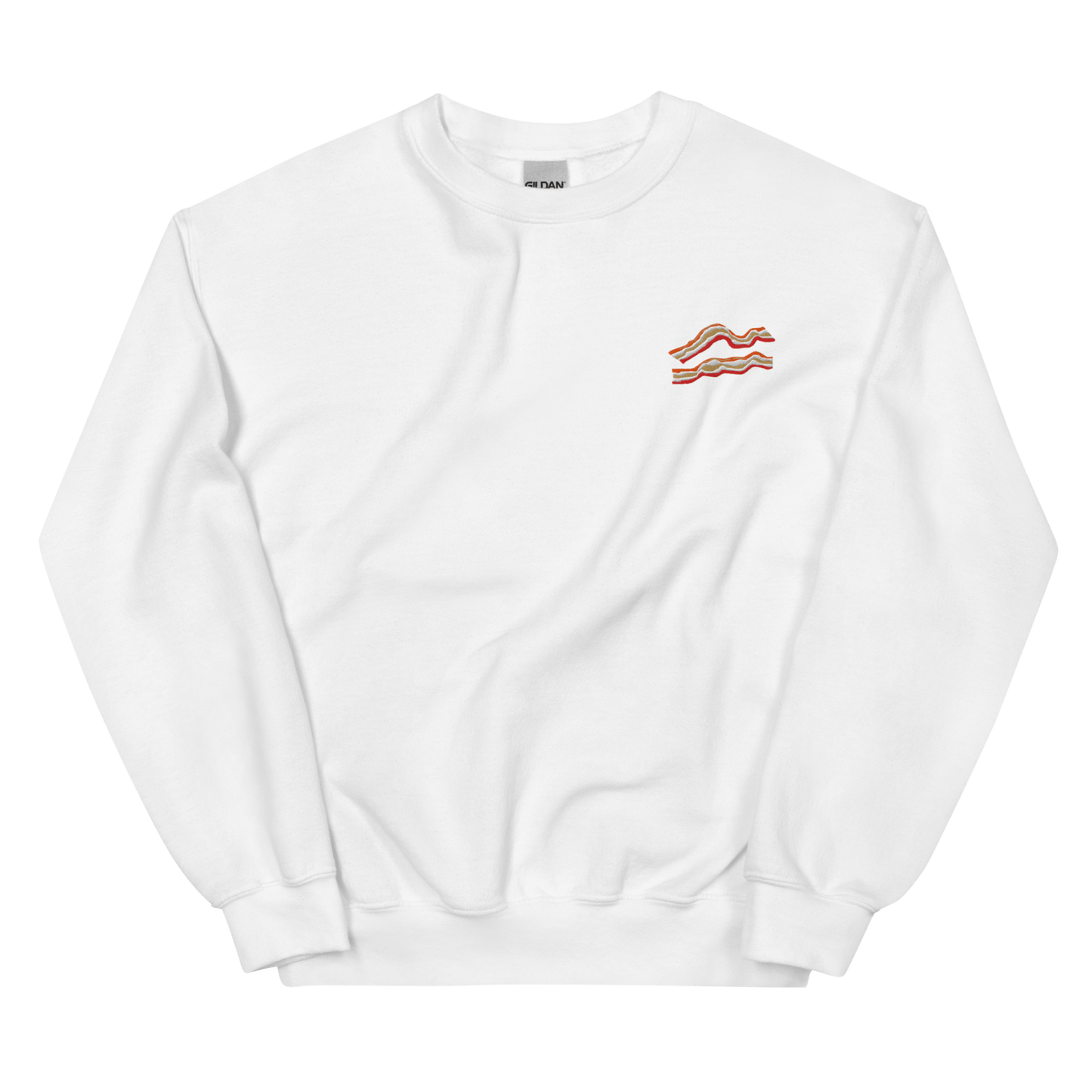 Bacon 🥓 Embroidered Sweatshirt - Polychrome Goods 🍊