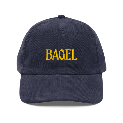 BAGEL Embroidered Corduroy Hat - Polychrome Goods 🍊