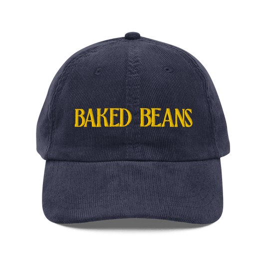 Baked Beans Embroidered Corduroy Hat - Polychrome Goods 🍊