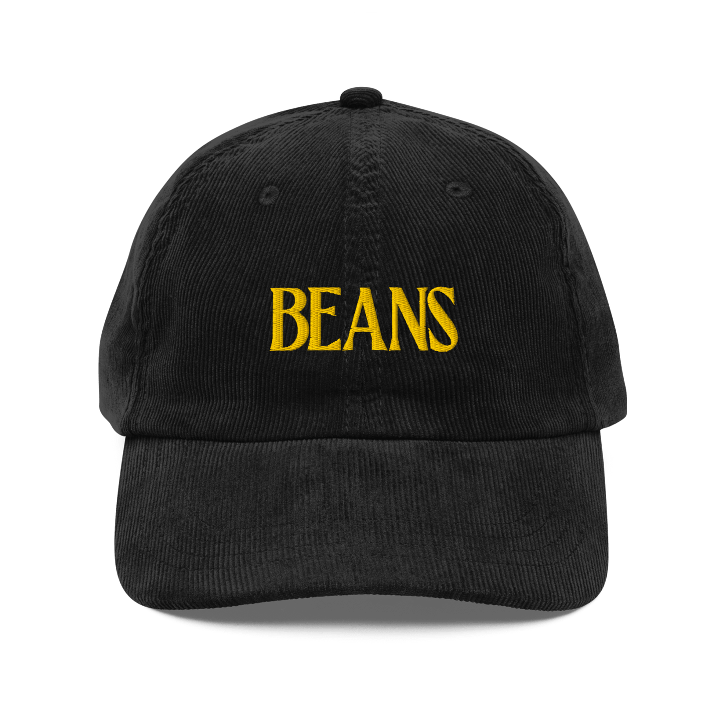 Beans Embroidered Corduroy Hat - Polychrome Goods 🍊
