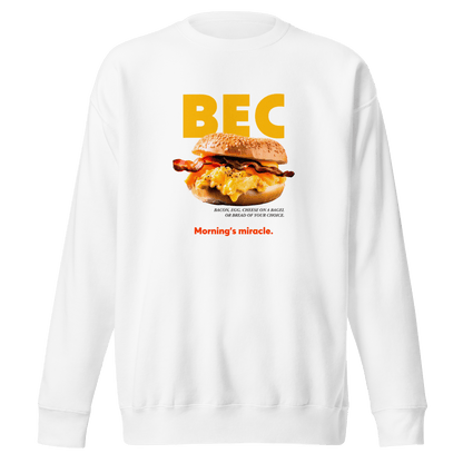 BEC Breakfast Sandwich Sweatshirt - Polychrome Goods 🍊