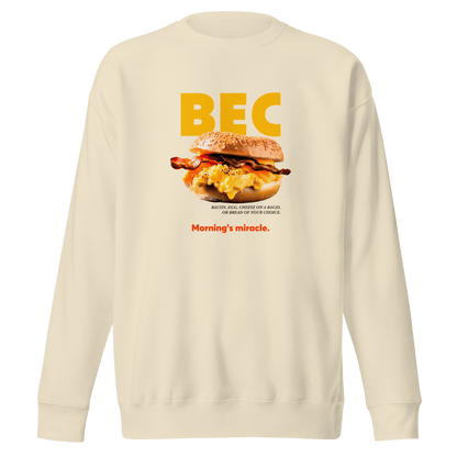 BEC Breakfast Sandwich Sweatshirt - Polychrome Goods 🍊