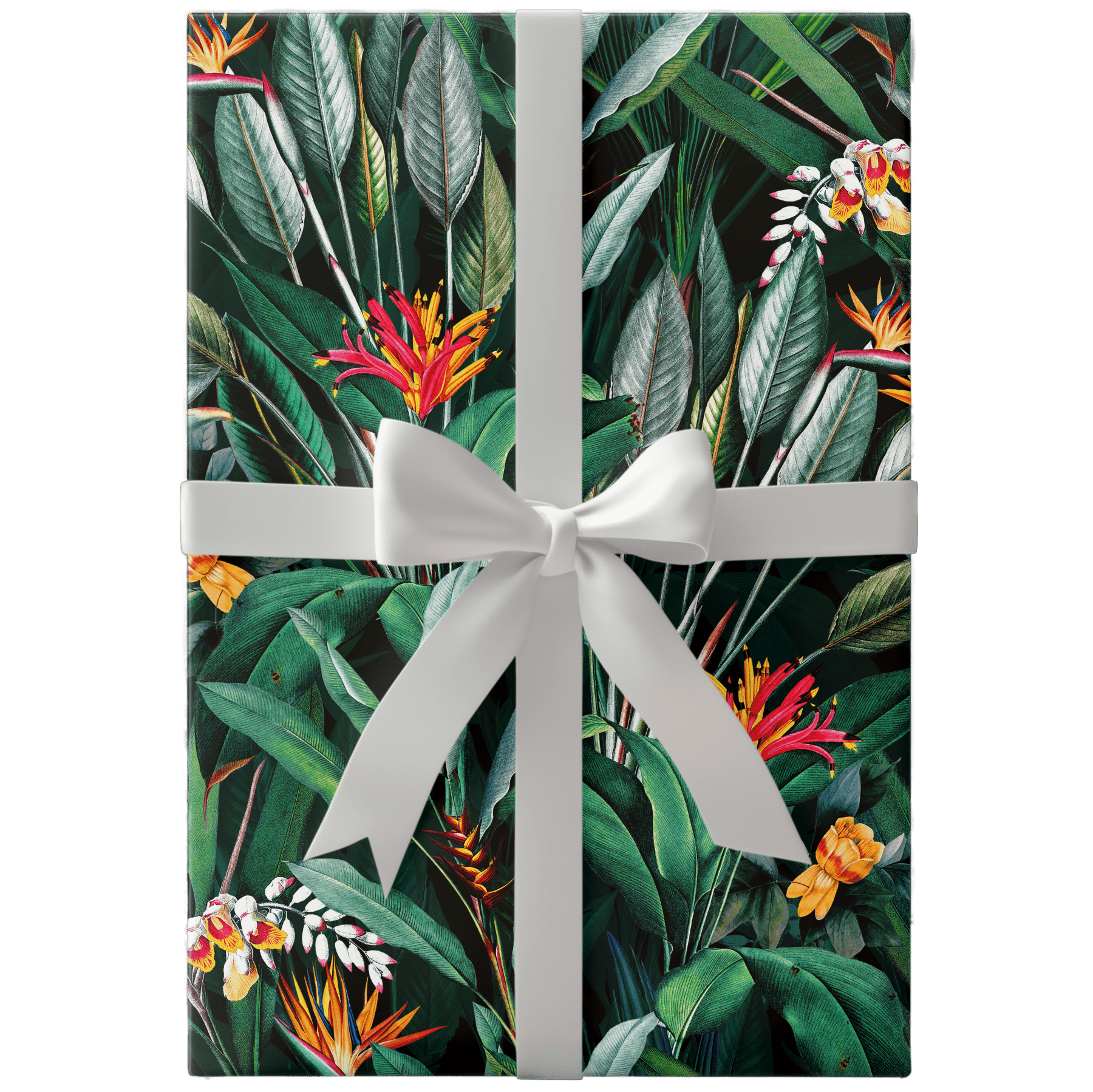 Birds of Paradise Tropical Floral Wrapping Paper - Polychrome Goods