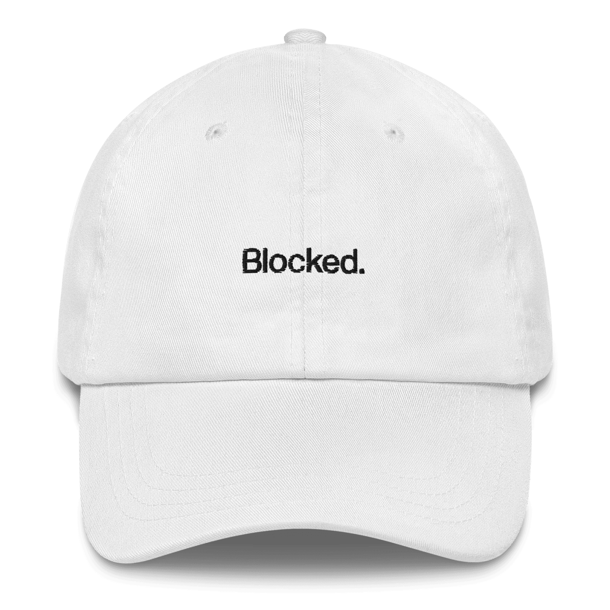 BLOCKED Embroidered Hat - Polychrome Goods 🍊