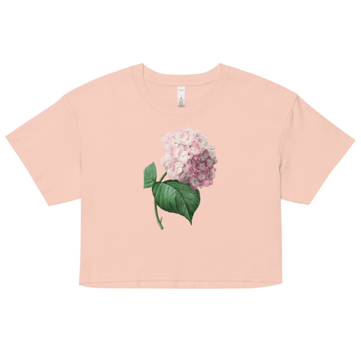 Blooming Hydrangea Flower Crop Top - Polychrome Goods 🍊