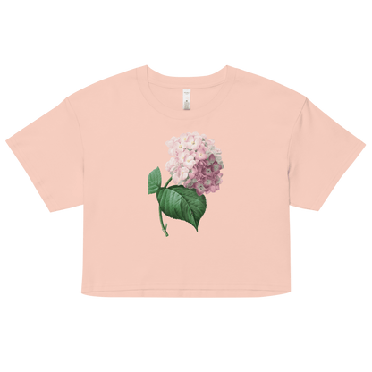 Blooming Hydrangea Flower Crop Top - Polychrome Goods 🍊