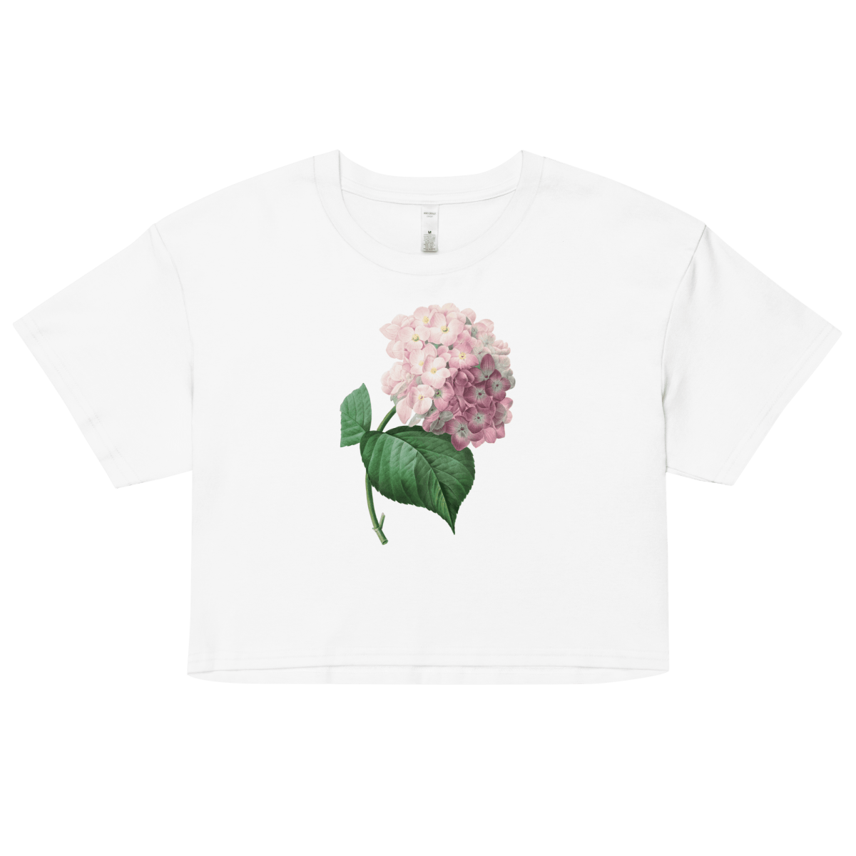 Blooming Hydrangea Flower Crop Top - Polychrome Goods 🍊