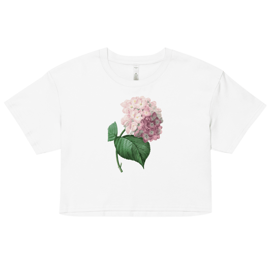 Blooming Hydrangea Flower Crop Top - Polychrome Goods 🍊