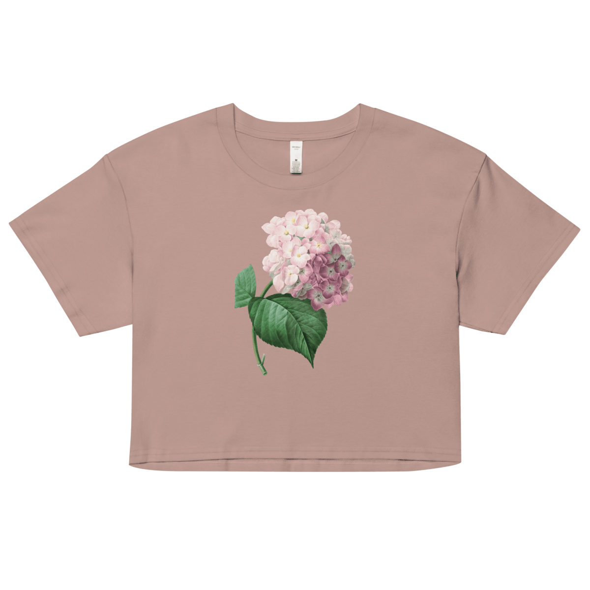 Blooming Hydrangea Flower Crop Top - Polychrome Goods 🍊