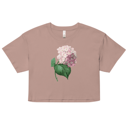 Blooming Hydrangea Flower Crop Top - Polychrome Goods 🍊