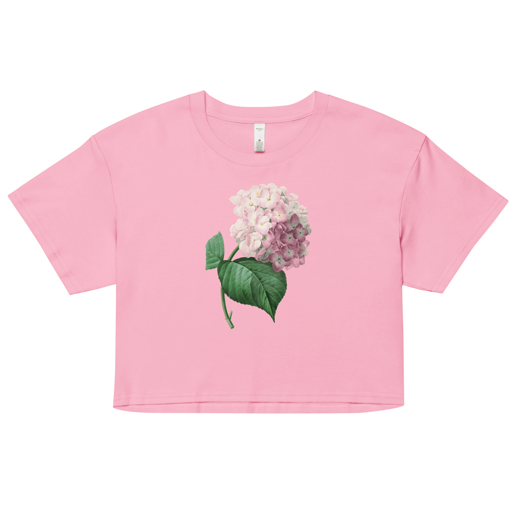 Blooming Hydrangea Flower Crop Top - Polychrome Goods 🍊
