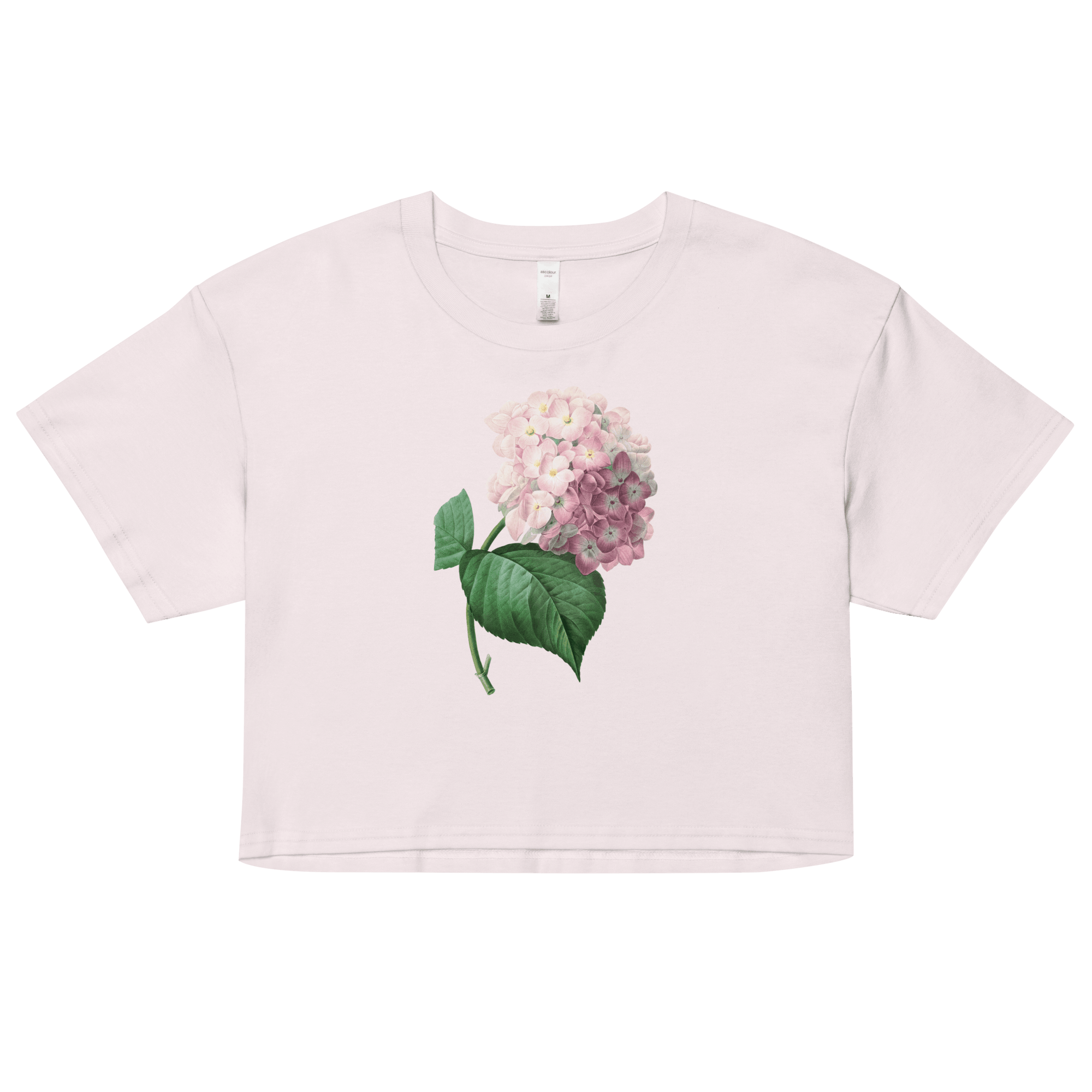 Blooming Hydrangea Flower Crop Top - Polychrome Goods 🍊