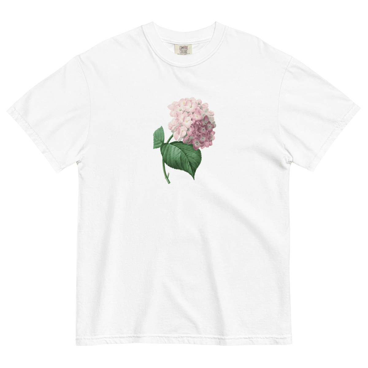 Blooming Hydrangea Flower T-Shirt - Polychrome Goods 🍊