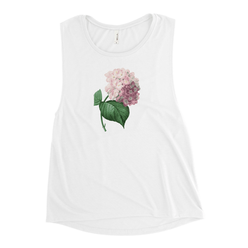 Blooming Hydrangea Flower Tank Top
