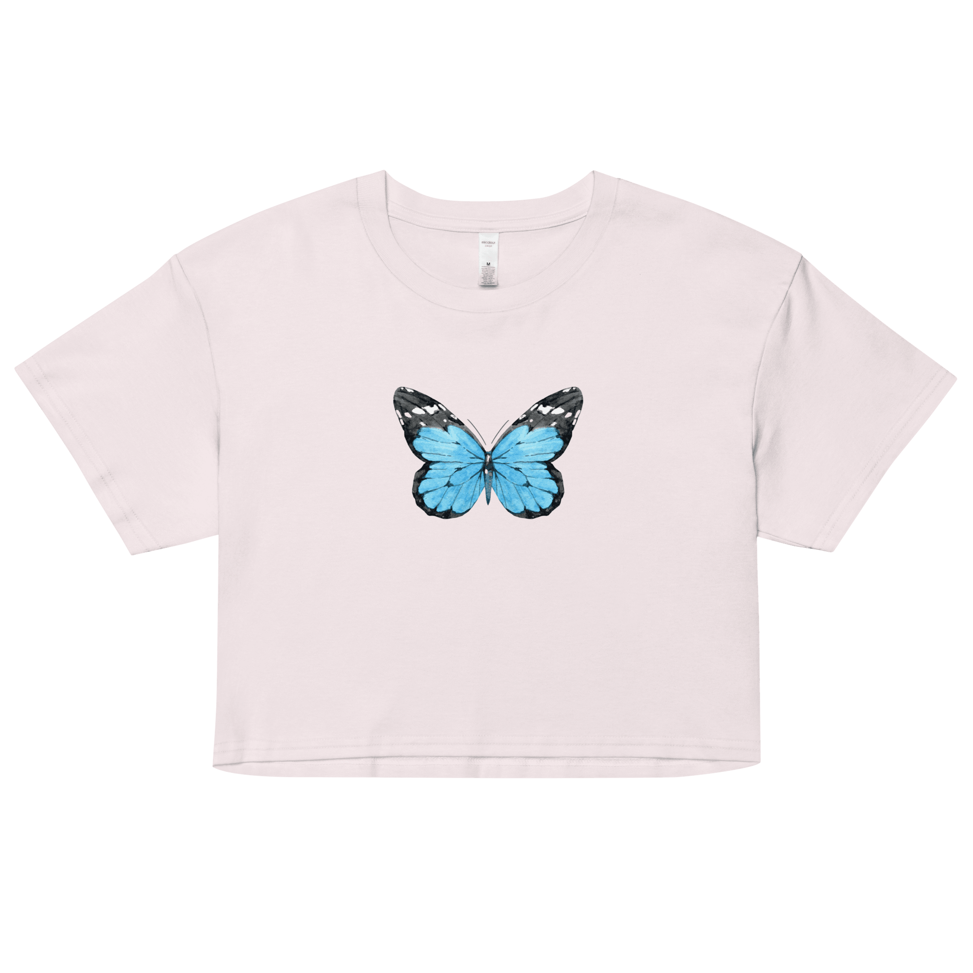 Blue Butterfly Crop Top - Polychrome Goods 🍊