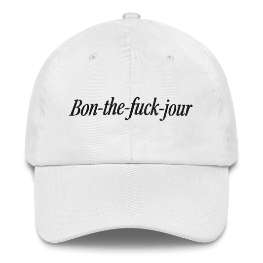 Bon - the - fuck - jour Embroidered Hat - Polychrome Goods 🍊