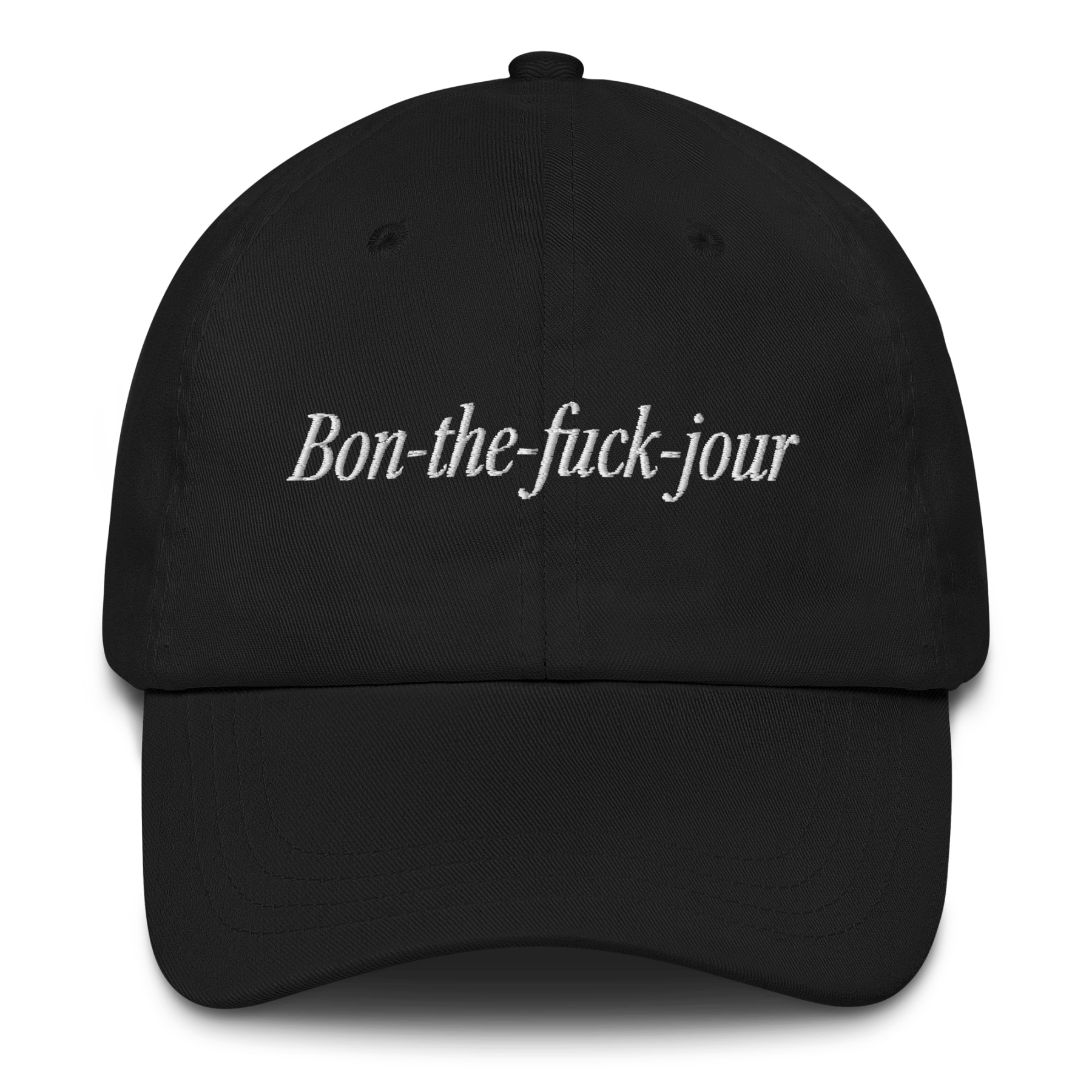 Bon - the - fuck - jour Embroidered Hat - Polychrome Goods 🍊