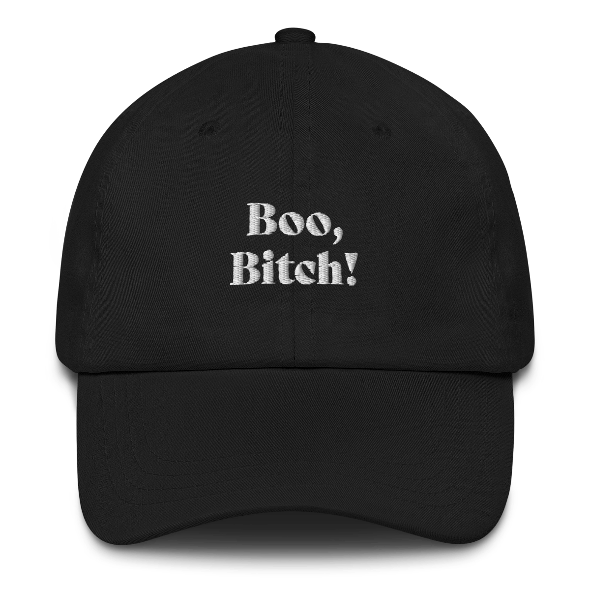 Boo, Bitch! Embroidered Hat | Halloween Costume - Polychrome Goods 🍊