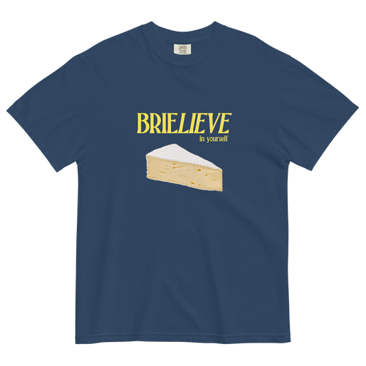 BRIELIEVE In Yourself Cheese T-Shirt - Polychrome Goods 🍊