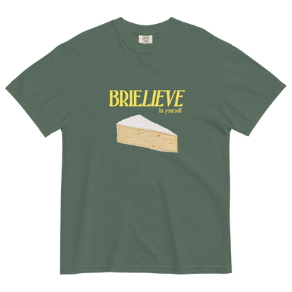 BRIELIEVE In Yourself Cheese T-Shirt - Polychrome Goods 🍊