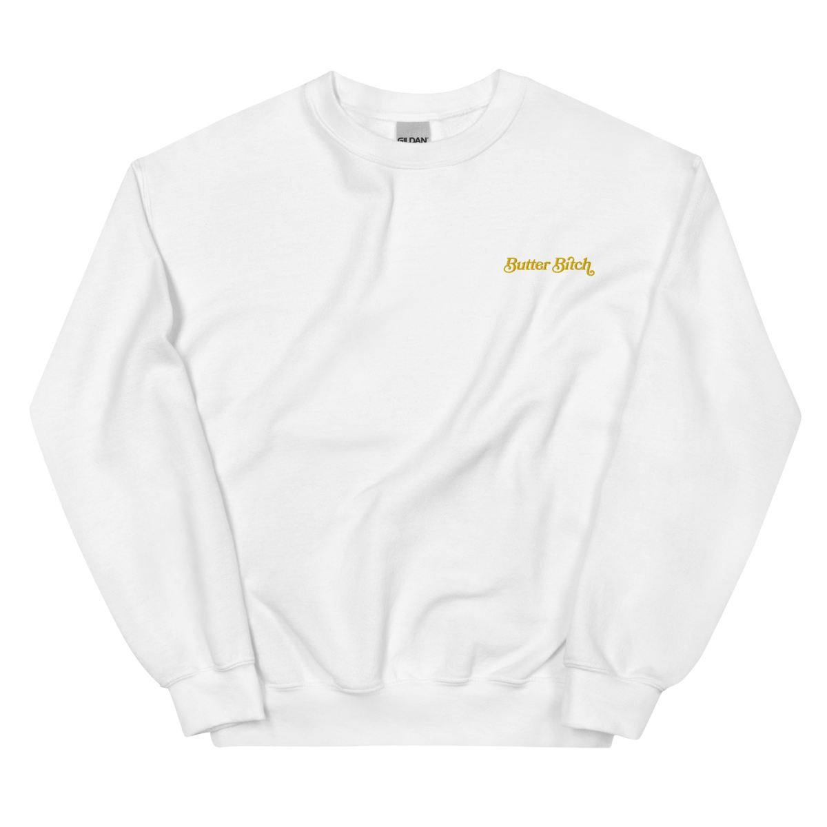 Butter Bitch Embroidered Sweatshirt - Polychrome Goods 🍊