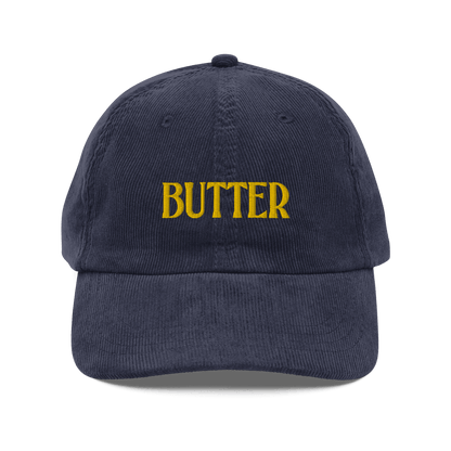 BUTTER Embroidered Courduroy Hat - Polychrome Goods 🍊