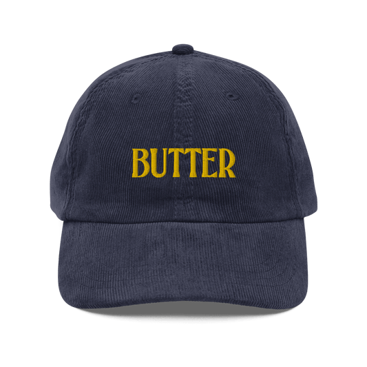 BUTTER Embroidered Courduroy Hat - Polychrome Goods 🍊