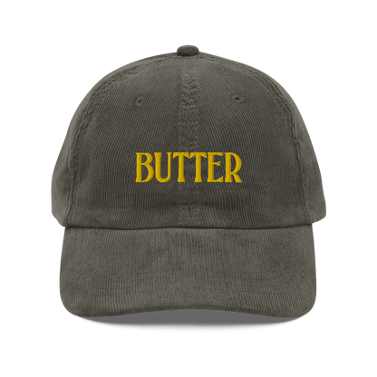 BUTTER Embroidered Courduroy Hat - Polychrome Goods 🍊