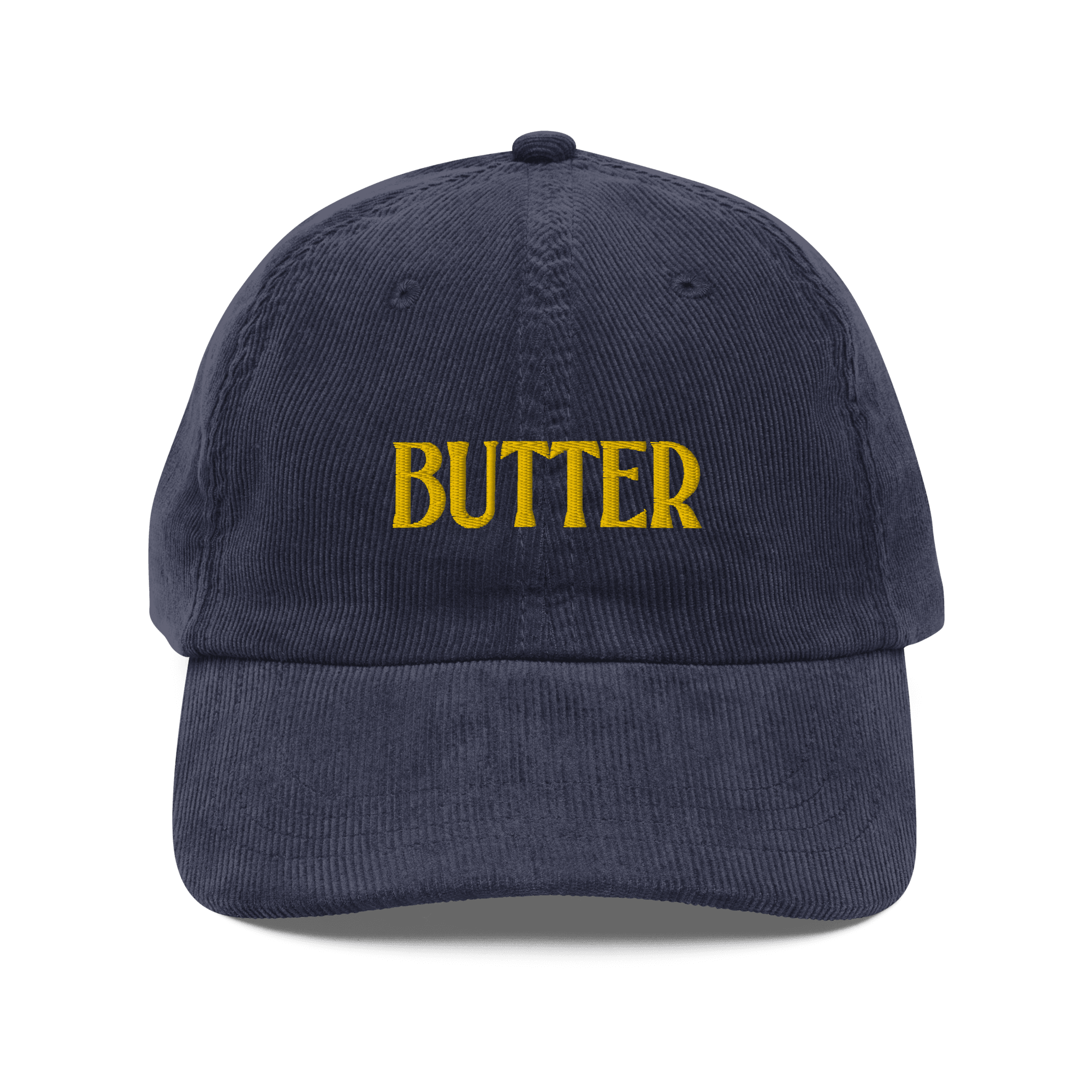 Butter Embroidered Courduroy Hat Polychrome Goods 🍊