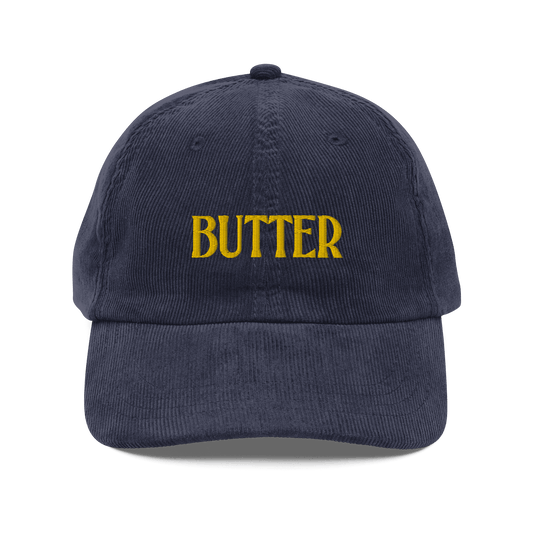 Butter Embroidered Courduroy Hat Polychrome Goods 🍊