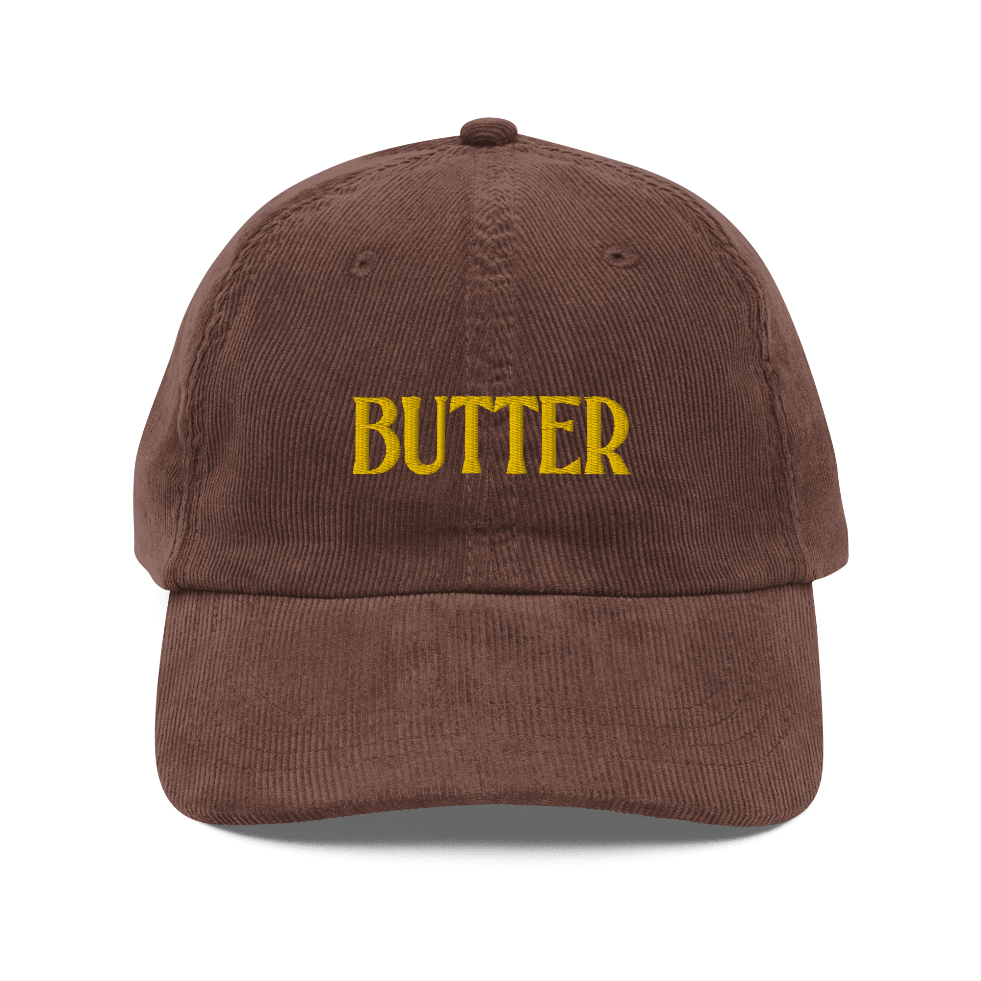 Butter Embroidered Courduroy Hat Polychrome Goods 🍊