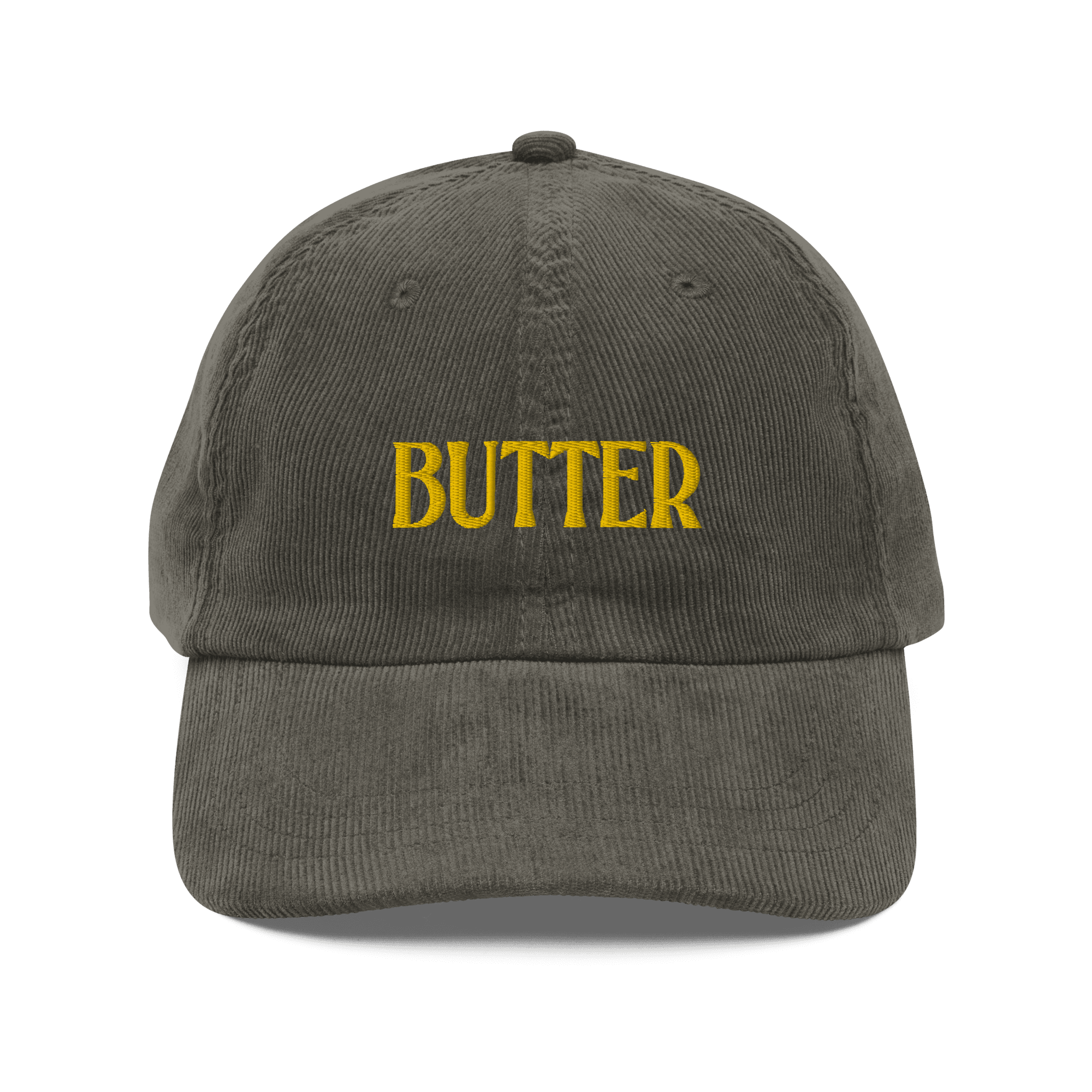 Butter Embroidered Courduroy Hat Polychrome Goods 🍊