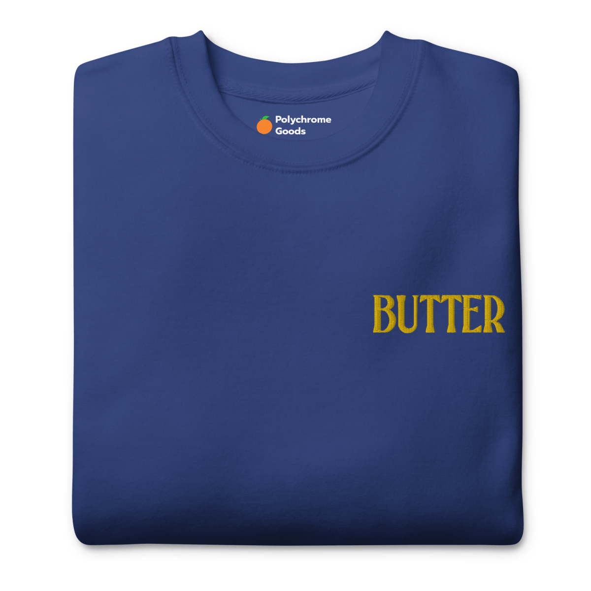 BUTTER Embroidered Sweatshirt - Polychrome Goods 🍊