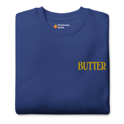 BUTTER Embroidered Sweatshirt - Polychrome Goods 🍊