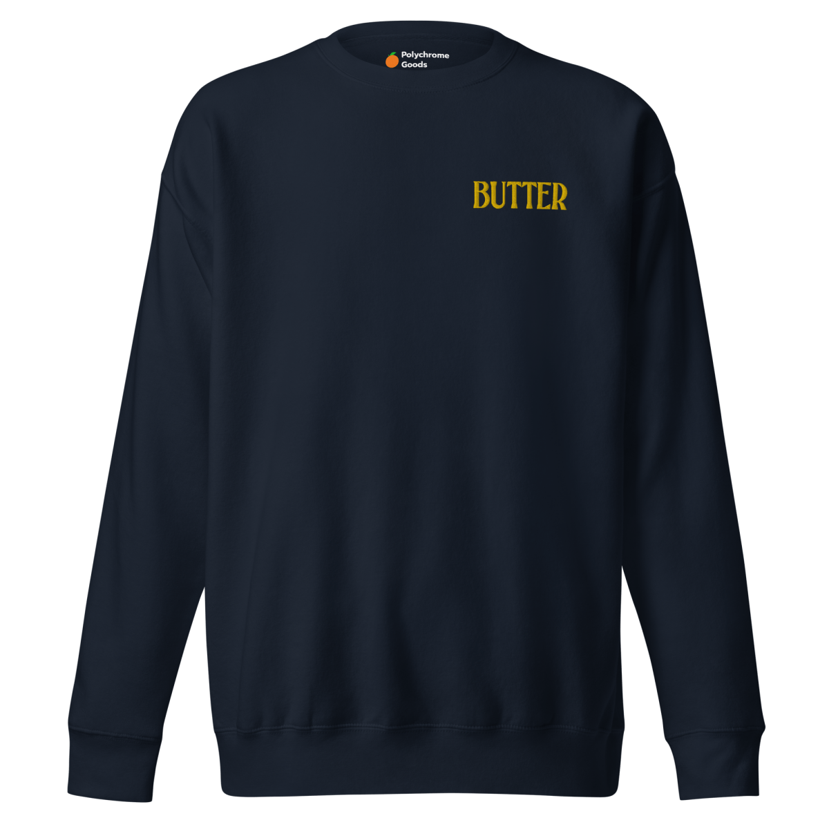 BUTTER Embroidered Sweatshirt - Polychrome Goods 🍊