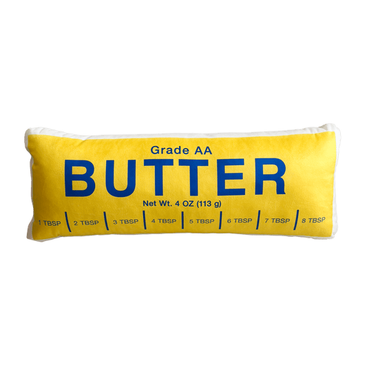 Butter 🧈 Food Pillow - Polychrome Goods
