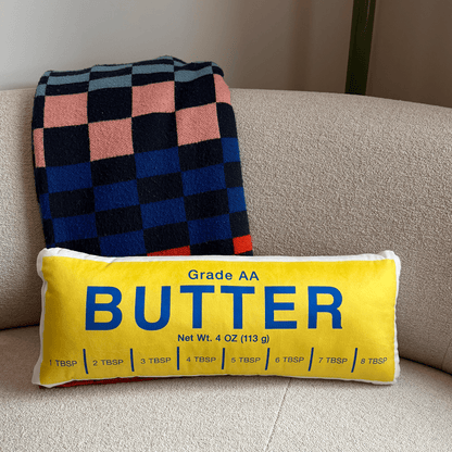 Butter 🧈 Food Pillow - Polychrome Goods