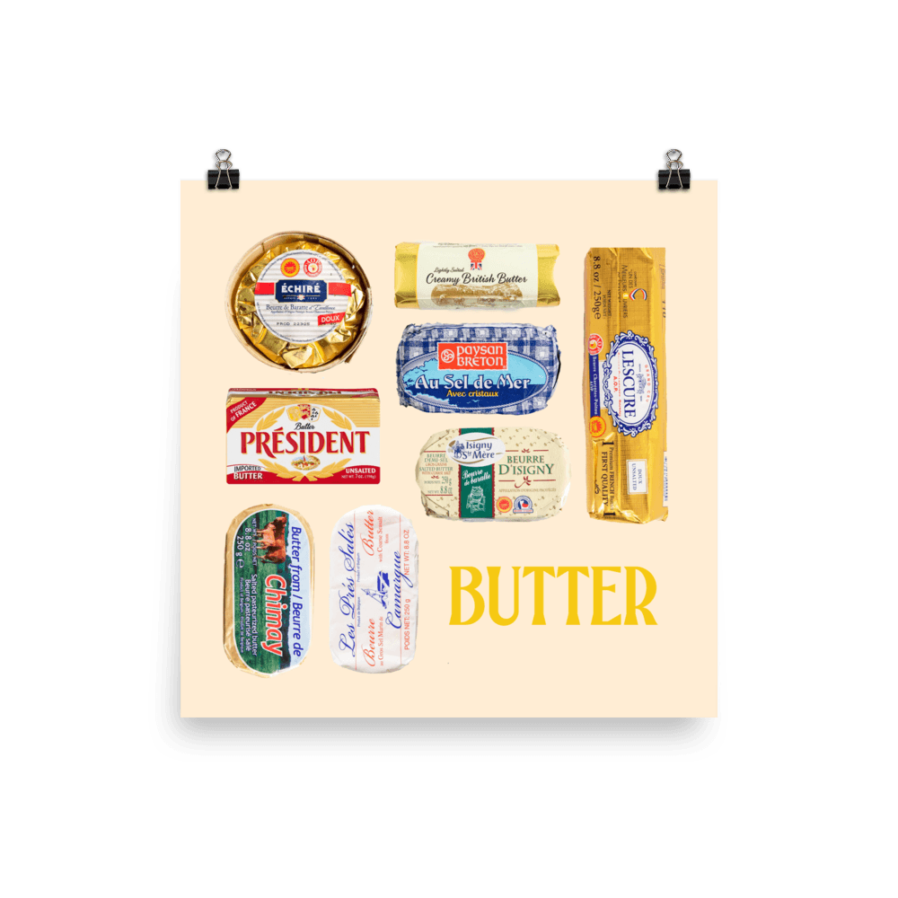 Butter of Europe Poster - Polychrome Goods 🍊