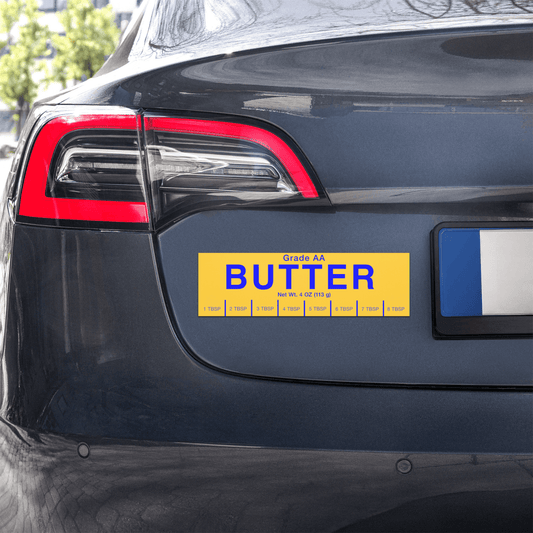 Butter Stick Car Bumper "Sticker" Magnet 🧲 🧈 - Polychrome Goods 🍊