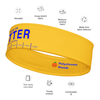 Butter Stick Headband 🧈 - Polychrome Goods 🍊